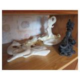 pair vintage mermaid ceramic figures another