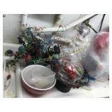 misc florals Christmas tree decor figure