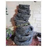 57' tall water fountain