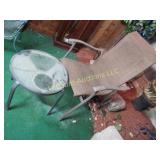 patio table w chair good condition