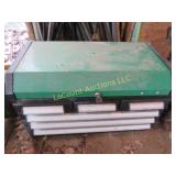 nice tool box full of tools heavy locking w key
