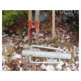 post hole digger axe post pounder