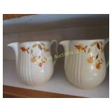 2 Hall jewel water pitchers