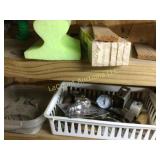 all items on 2 shelves lots of misc.