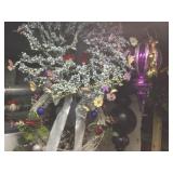 all wreaths large ornaments hanging