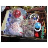 assorted Christmas ornaments train more