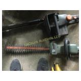 chainsaw and hedge trimmer