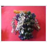 mid century lucite grapes hanging light mod
