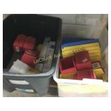 2 containers electrical boxes containers