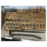 sockets drill bits crow bar