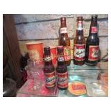 Rahrs beer lot cups bottles ashtray more