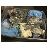 tote w beautiful Christmas silver decor