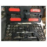 Craftsman tap & die set in plastic case