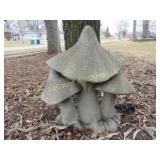 concrete mushroom statue