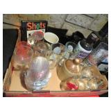 assorted barware glasses jug