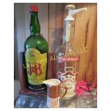 Huge bottle dispensers hawk shot pitcher