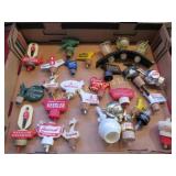 Assorted booze bottle pour spouts great selection