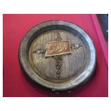 Schlitz barrel beer sign