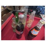 vintage pepsi coca cola soda bottles
