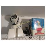 Snoopy hair dryer & tin of dog  bones