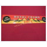 tin Royal Crown Cola sign