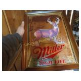 Miller High Life deer beer mirror