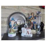 assorted decanters dispenser cadillac hub cap