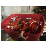 tote w beautiful Christmas bells lights