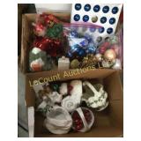 assorted Christmas ornaments decor