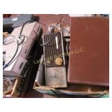 assorted cassette tapes VCR and old radio media
