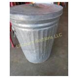 galvanized garbage can w lid