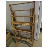 2 child size clothes drying racks child or sample