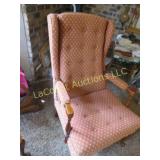 beautiful small wing back chair
