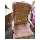 beautiful small wing back chair