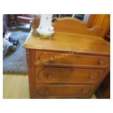 beautiful antique dresser stand w key