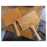 Schacht Spindle Co wool carding paddles brushes