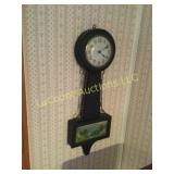 antique Gilbert wall clock beautiful