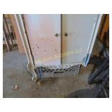 antique Brunswick victrolla in cabinet