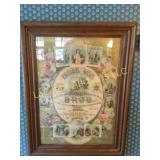 antique framed print Fader Vor Jorden Brod