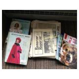 vintage Montgomery Wards catalogs newspapers
