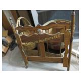 antique wall mount magazine holder wicker baskets