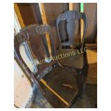 pair vintage side chair projects