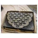 vintage ornate clutch purse in box