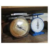 2 antique scales