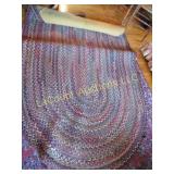 braided area rug 5' x 7'