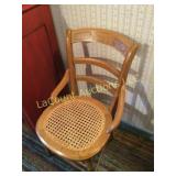 beautiful cained seat accent chair
