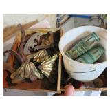 vintage architectural items metal corner pieces