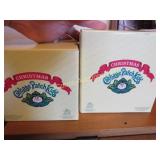 2 Vintage Cabbage Patch Christmas figures in boxes