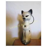vintage siamese cat candle holder