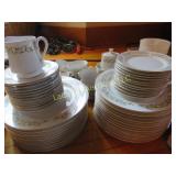 Bell flower china set good condition